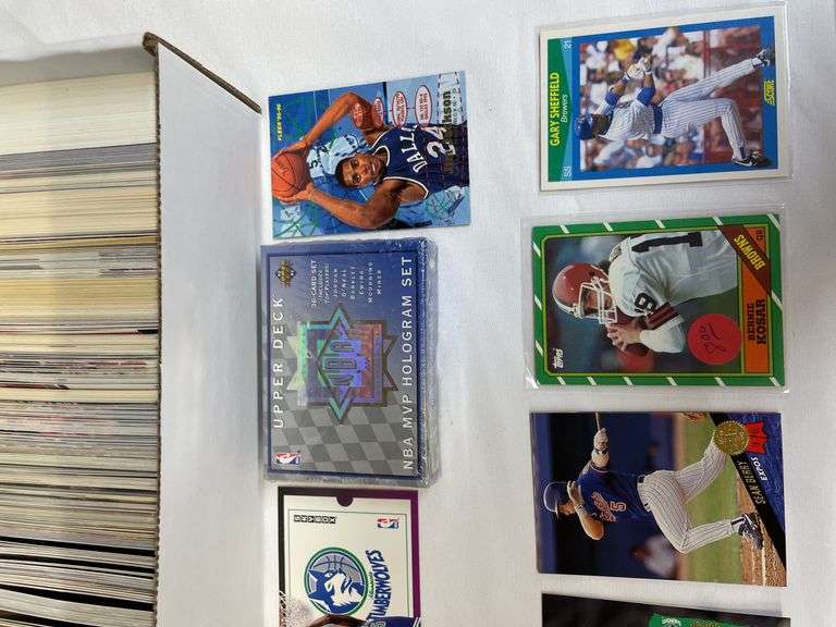 Large Lot of Mixed Sports Cards