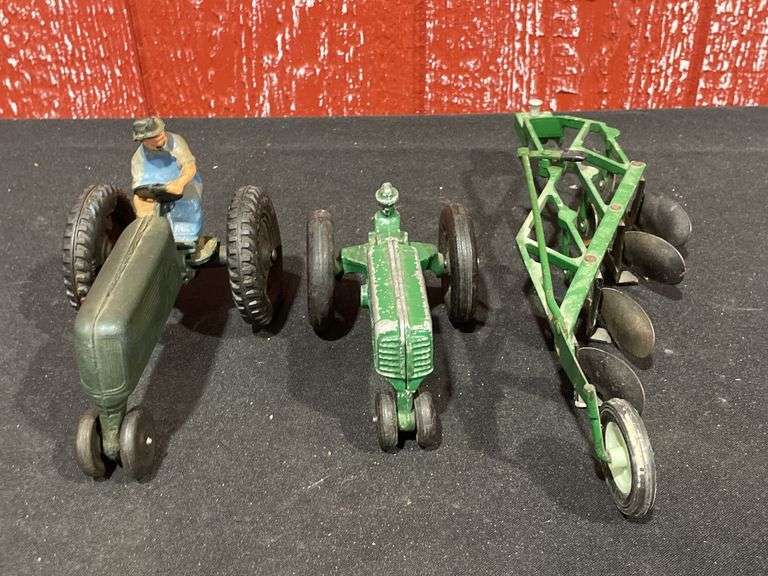(3) Oliver Tractors + Plow