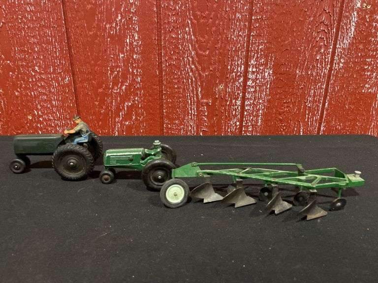 (3) Oliver Tractors + Plow
