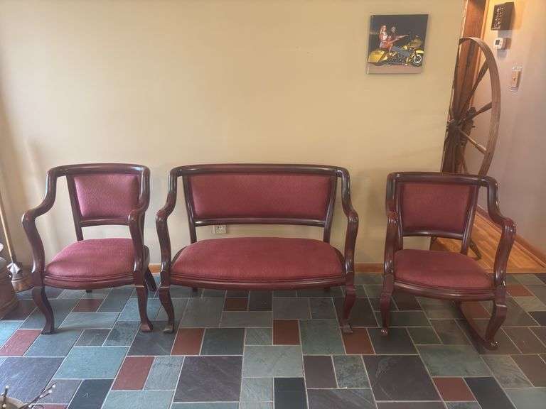 2 Chairs and Loveseat image