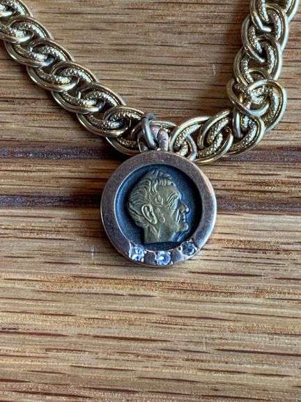 John Deere 34 Year Service Charm Bracelet