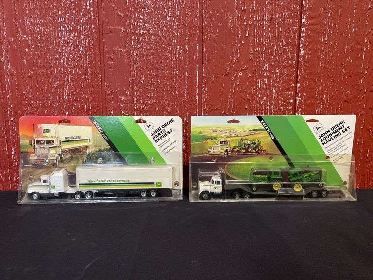 (2) 1/64 John Deere Semis NIB Ertl image