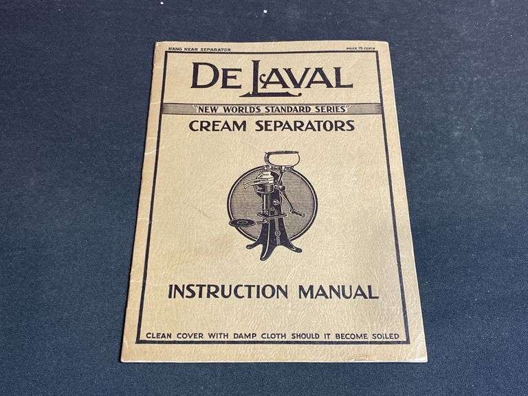 De Laval Cream Separators Instruction Manual image
