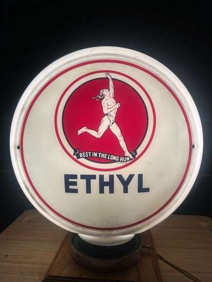 Marathon ETHYL Glass Pump Globe