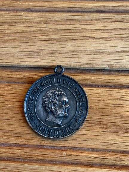 (2) John Deere Watch Fob + Charm