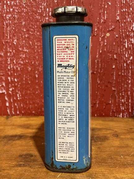 (2) Maytag Oil Cans
