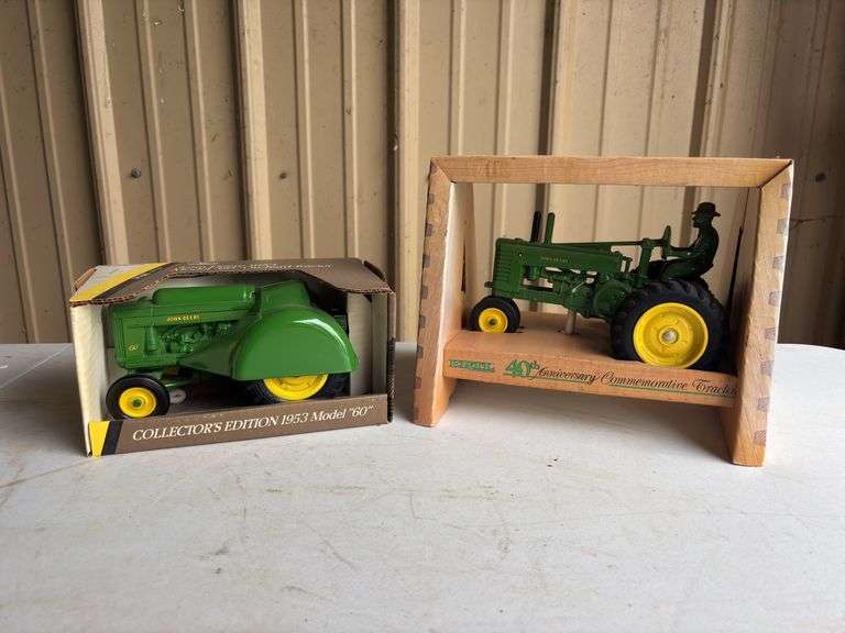 (2) 1/16 John Deere Model 60 Orchard and Model A NIB Ertl image