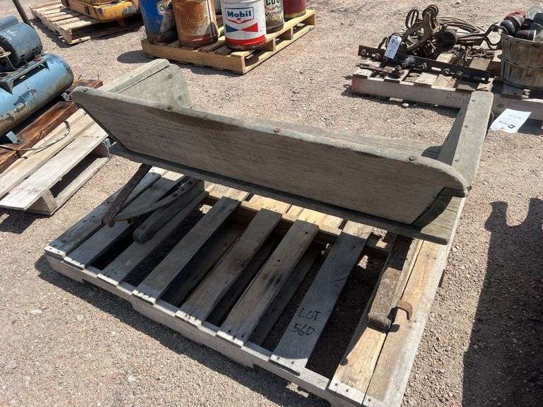 Wooden Wagon Bench Seat