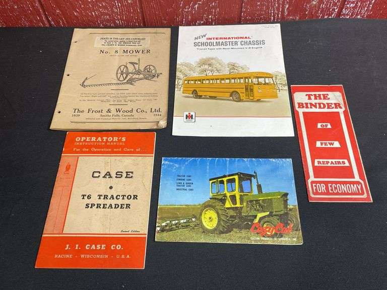 (5) IH, Case, Frost & Wood Literature image