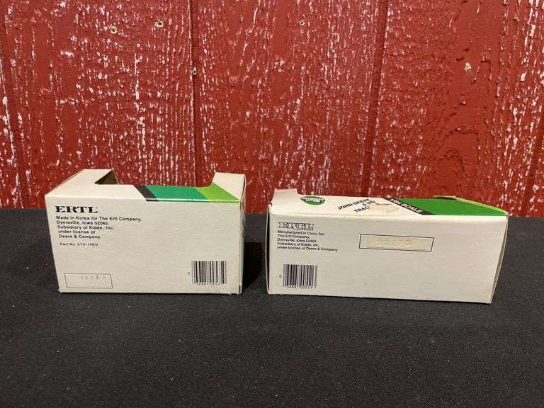 (2) 1/64 John Deere 4wd NIB Ertl