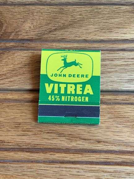 John Deere Grand River Chemical Vitrea Matchbook image