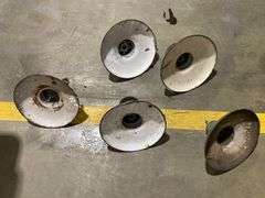 (5) Industrial green porcelain station lights