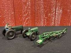 (3) Oliver Tractors + Plow