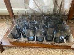 Old English Font Etched "C" Glasses