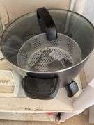 Shelf, (2) Electric Fryers, Electric Skillet, & other Small appliances