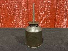 (3) John Deere Oil Can, Planter Lid, Toolbox