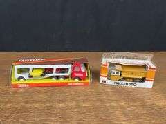 (2) IH Payhauler + Tonka Car Carrier