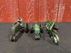 (3) Oliver Tractors + Plow