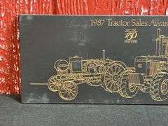 1987 John Deere 150th Anniversary Tractor Sales Award