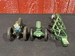 (3) Oliver Tractors + Plow