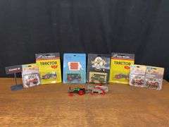 (9) 1/64 Case Tractors + Thresher