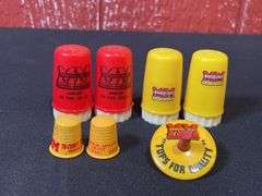 (5) MM S&P Shakers, Thimbles, Top