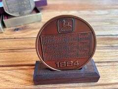 (4) John Deere Calendar Medallions