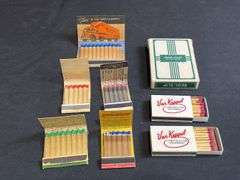 (8) Industrial Matches + Playing Cards