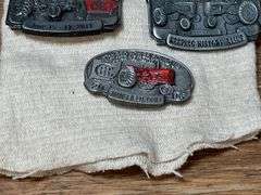 (9) IH Red Power Round Up Pins