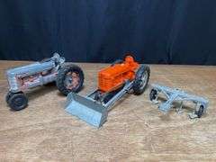 (3) Tractors + Cultivator Hubley