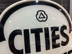 Cities Service Clover Glass Pump  Globe