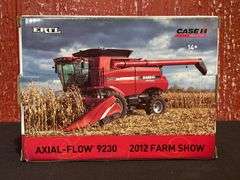 (2) 1/64 Case-IH 9230 Combine Black Farm Show + IH 1460 Combine NIB Ertl