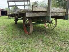 Steel Wheel Hay Wagon