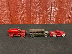 (3) Cast Iron Vehicles