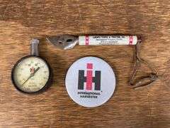 (3) IH Tire Pressure Gauge, Opener, Button