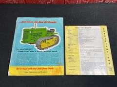(2) John Deere 40 Tractor + Crawler Sales Literature