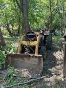Massey Harris Tractor With Loader And Backhoe
