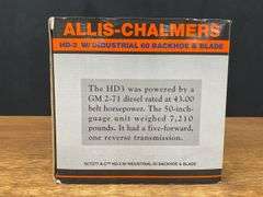 1/16 AC HD3 Crawler Backhoe NIB SC