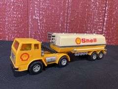 (2) Shell + AMACO Tanker Trucks