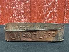(3) John Deere Oil Can, Planter Lid, Toolbox