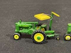 (3) 1/64 John Deere Tractor w/Mowers Customized