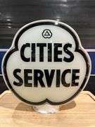 Cities Service Clover Glass Pump  Globe