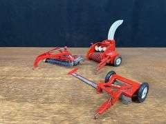 (3) 1/16 Tru Scale Rake, Mower, Forage Harvester Carter