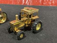 (4) 1/64 John Deere Gold Tractors Ertl
