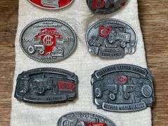 (9) IH Red Power Round Up Pins