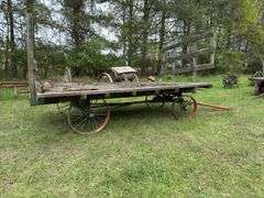 Steel Wheel Hay Wagon