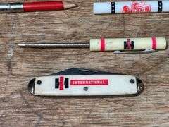 (5) IH Bullet Pencils, Knife, Screwdriver