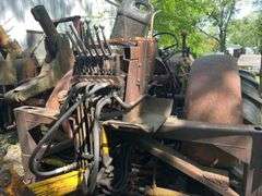 Massey Harris Tractor With Loader And Backhoe