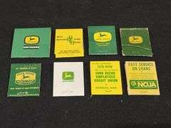 (8) John Deere Matchbooks