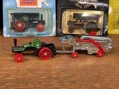 (9) 1/64 Case Tractors + Thresher